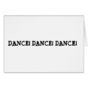 Dance! to a different beat cards by forlife Dance! to a different beat cards