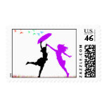 Dance with butterflies stamp