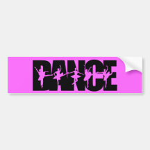 Dance With Dancers Colors Bumper Sticker