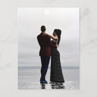 Dance With Me - Dancing Couple Postcard zazzle_postcard