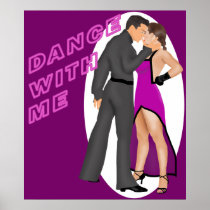 Dance With Me (purple) Print