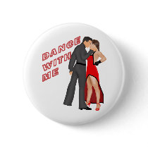 Dance With Me (red) Pin