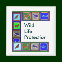 Dance with the Wolf - Wild Life Series magnets by doonagiri Dance with the Wolf - Wild Life Series magnets