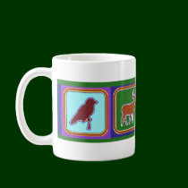 Dance with the Wolf - Wild Life Series mugs by doonagiri Dance with the Wolf - Wild Life Series mugs