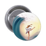 Dance with waves pin