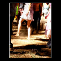 Dancefloor Glimpses Postcard postcards