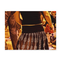 Dancefloor Glimpses Series Postcard by OZDOOF Dancefloor Glimpses Series Postcard
