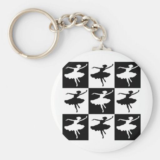Dancer1 Checkered Key Chain