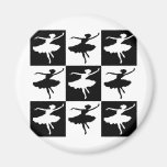 Dancer1 Checkered magnets