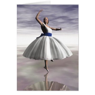 Dancer #2 greeting card by jasonmit