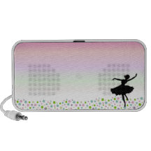 Dancer amongst the stars at pink sunset mp3 speakers