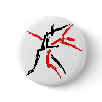 Dancer Brush Strokes Pin