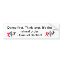 Dancer Bumper Sticker
