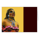 Dancer Female Albuquerque 2002 ART Tan  jGibney Si Greeting Cards