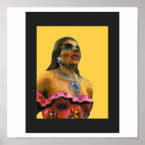 Dancer Female Albuquerque 2002 ART Tan  jGibney Si Poster
