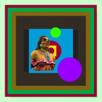 Dancer Female Albuquerque 2002 ART Tan  jGibney Si posters