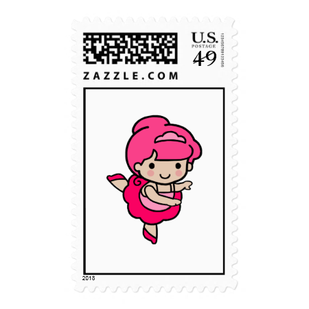 Dancer Girl Postage Stamp