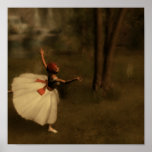 Dancer in the Garden Poster