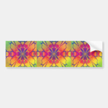 Dancer (Rainbow - Psychedelic2) Bumper Sticker