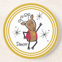 Dancer Reindeer Coaster coasters