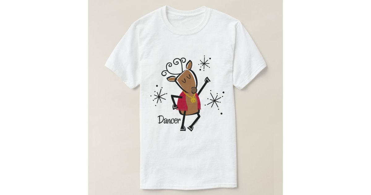 dancer reindeer shirt