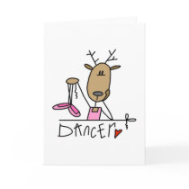 Dancer Reindeer T-shirts and Gifts cards