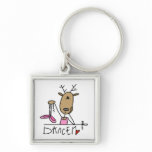 Dancer Reindeer T-shirts and Gifts keychains