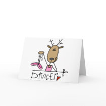 Dancer Reindeer Tshirts and Gifts cards