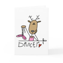 Dancer Reindeer Tshirts and Gifts cards