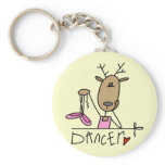 Dancer Reindeer Tshirts and Gifts keychains