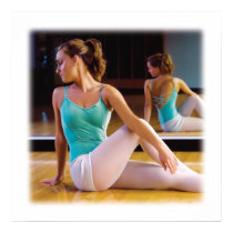 Dancer Stretch (square version) posters
