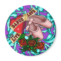 Dancer Tattoo Magnet by willienillie Dancer Tattoo Magnet