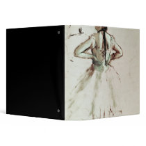Dancer viewed from the back binders