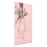 Dancer Viewed from the Back by Edgar Degas Gallery Wrapped Canvas
