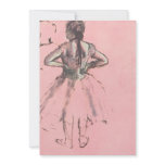 Dancer Viewed from the Back by Edgar Degas Personalized Invite