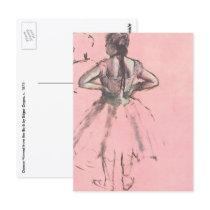 Dancer Viewed from the Back by Edgar Degas Post Cards