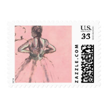 Dancer Viewed from the Back by Edgar Degas Stamp