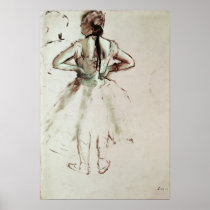 Dancer viewed from the back posters