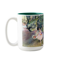 Dancer with a Bouquet of Flowers by Edgar Degas Mug