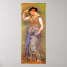 Dancer with castanets by Pierre Renoir Poster