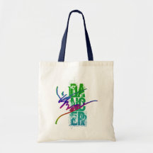 DANCER with DANCER ARTWORK Tote Bag