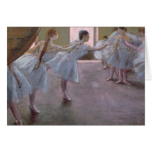 Dancers at Rehearsal, , 1875-1877 Cards