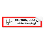 Dancers bumper sticker
