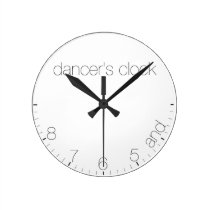 Dancer's Clock at Zazzle