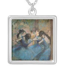 Dancers in blue, 1890 necklaces