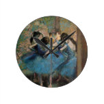 Dancers in blue, 1890 wall clocks