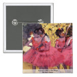Dancers In Pink In The Wings By Edgar Degas