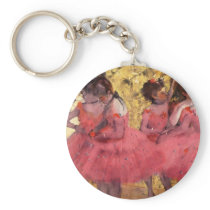 Dancers in Pink Key Chain