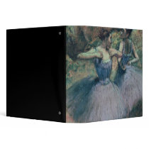 Dancers in Violet 3 Ring Binder