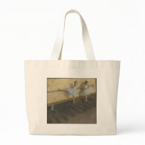 Dancers Paracticing At The Bar Tote Bags